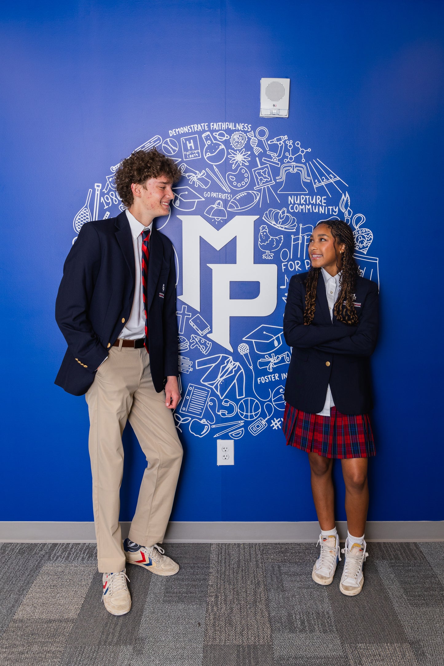 School Uniform Hopsack Blazer (7th-12th Grade)