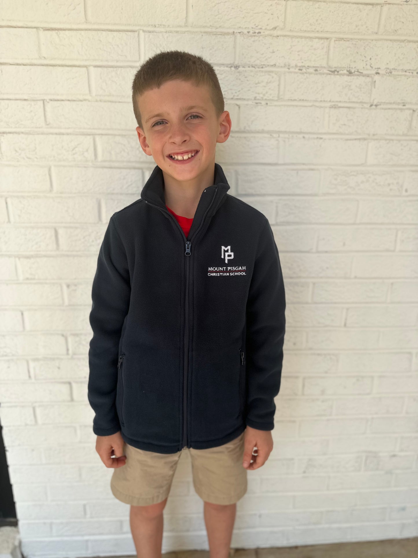 Youth Full-Zip Mid-Weight Fleece Jacket