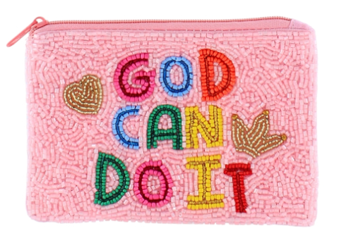 God Can Do It Coin Pouch