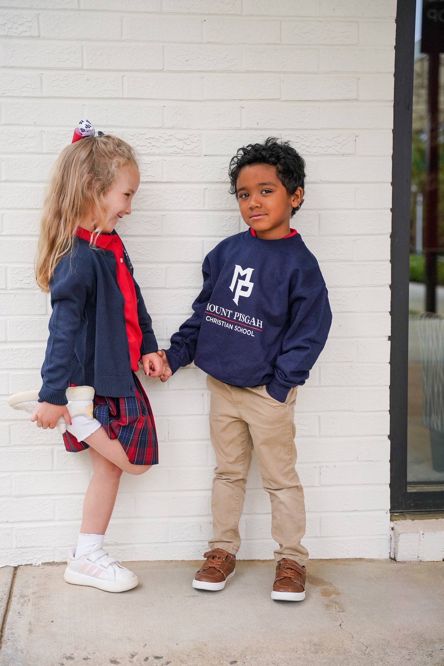 Girl's Navy Cardigan