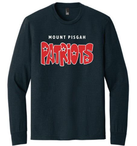 Adult Long Sleeve Patriots Star Tee
