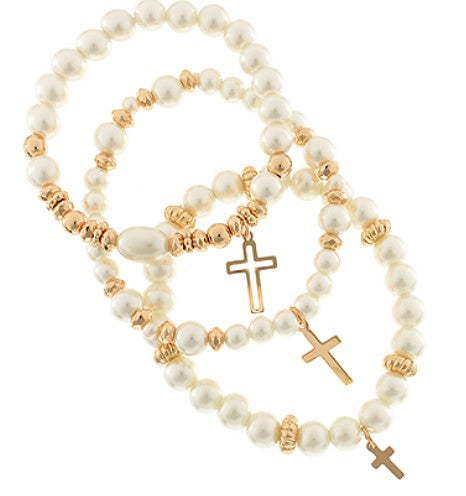 Cross Charm Bracelet