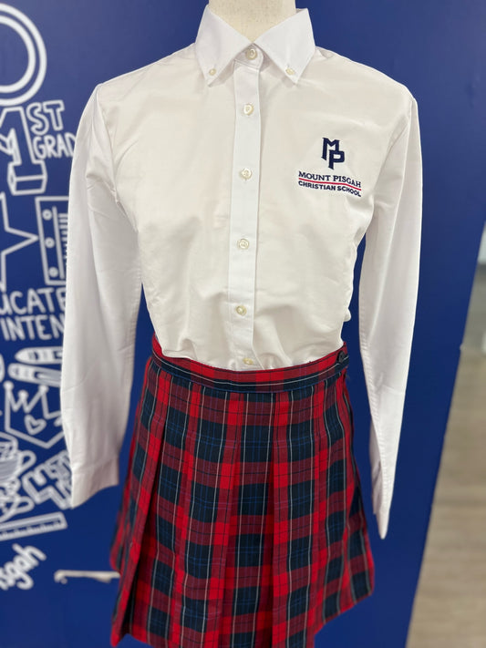 Women's Long Sleeve Oxford Dress Shirt