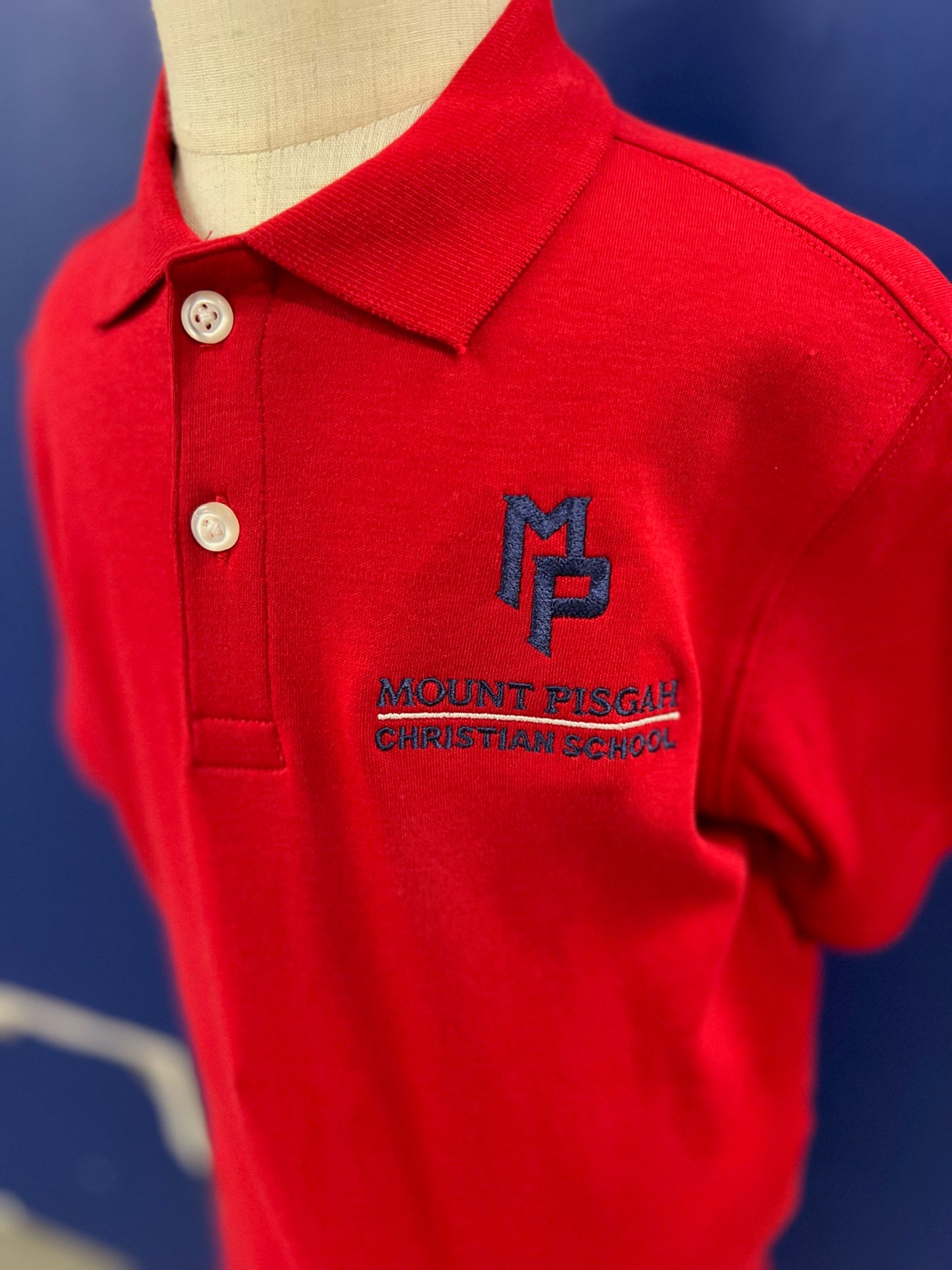Youth Short Sleeve Interlock Polo Shirt