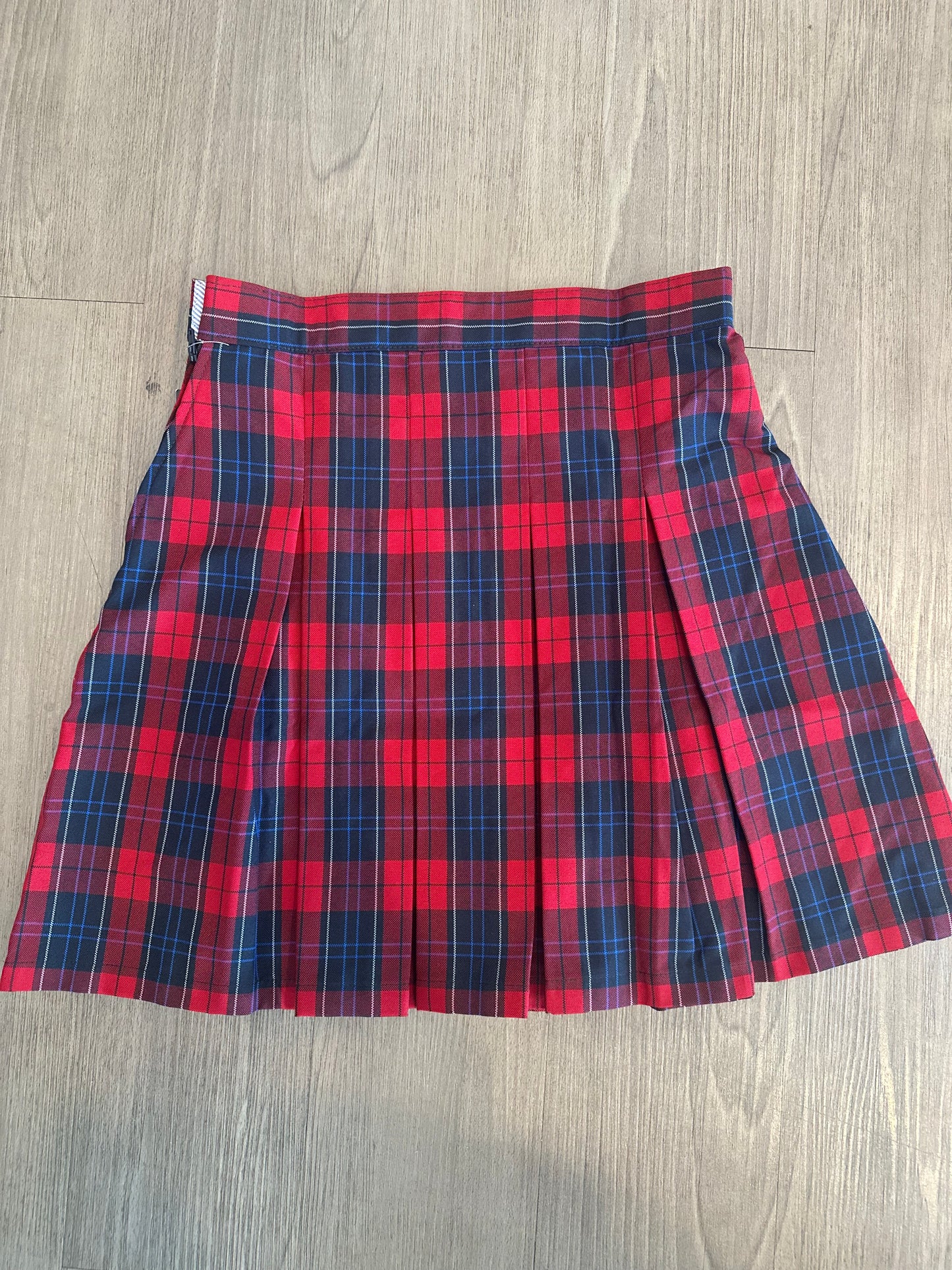 *NEW* Women's Plaid Box Pleat Skirt- (High School 9th-12th grade)