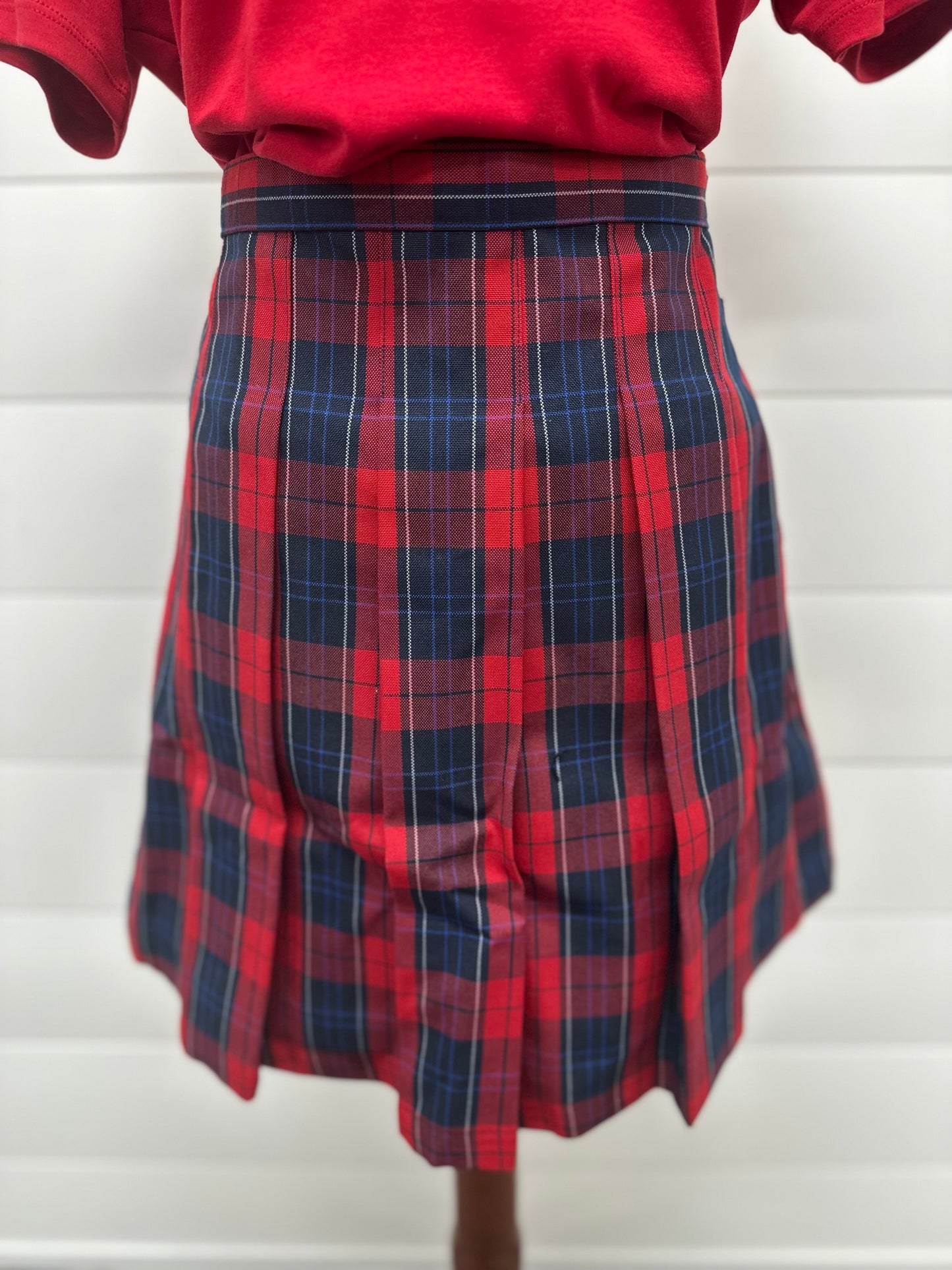 *NEW* Women's Plaid Box Pleat Skirt- (High School 9th-12th grade)