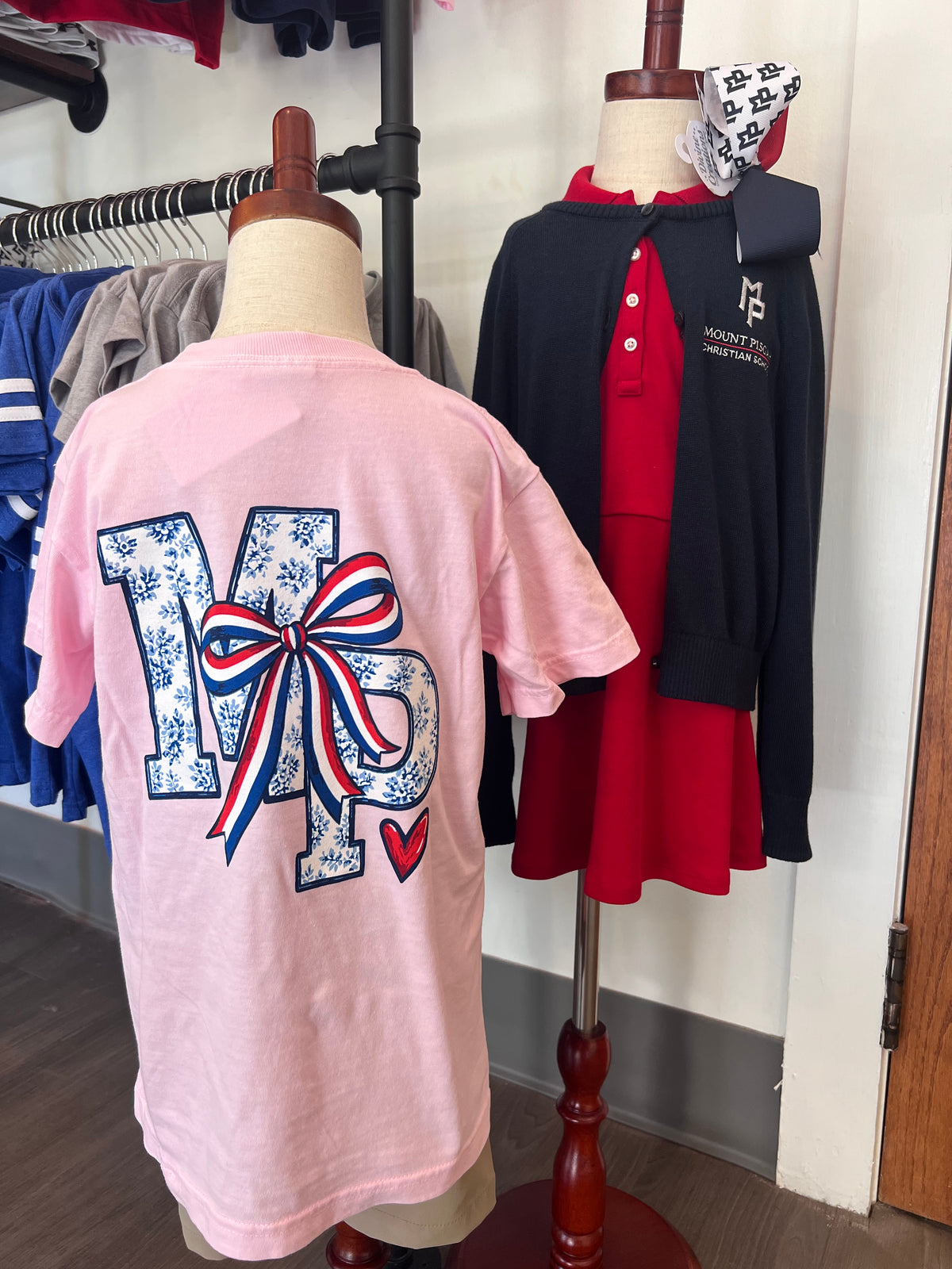 Youth Pink MP Bow T