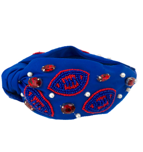 FOOTBALL Beaded Headband