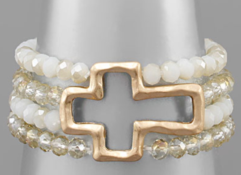Cross Beads Bracelet