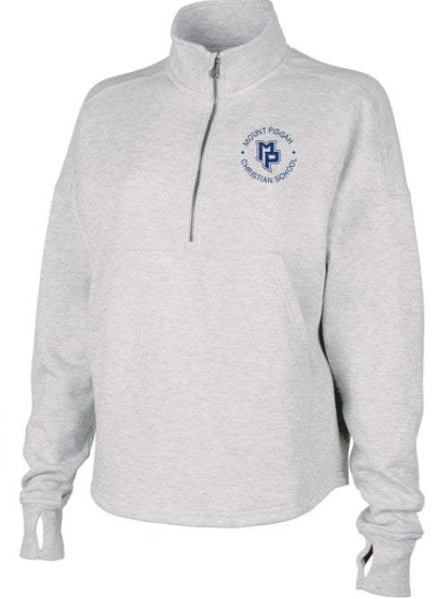 Women’s Classic Half-Zip – Heather Oatmeal