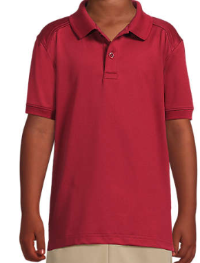 Kids Short Sleeve Rapid Dry Fit Polo Shirt